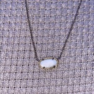 white stone kendra scott necklace